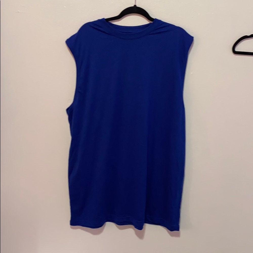 Men’s Blue tank top, size 5XL